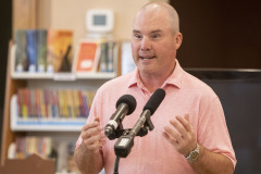 July 24, 2022: Senator Marty Flynn hosted a community Book Bash on Sunday, July 24 to promote childhood literacy and launch a month-long book donation drive in partnership with the Lackawanna County Library System.