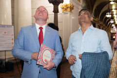 May 23, 2022: Sen. Flynn  spoke to the audience gathered at the Harrisburg stop of the traveling exhibit "Darshana – A Glimpse into the Hindu Civilization.”   This exhibit portrays the 'Hindu way of life,' a product of the Hindu Civilization, nurtured on the Indian subcontinent for more than five millennia.
