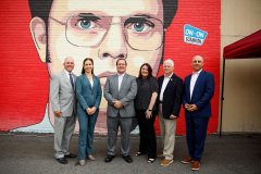 August 9, 2022: Senator Flynn joined officials from the state Department of Community and Economic Development to announce that the United Neighborhood Center (UNC) of Northeastern PA has received Pennsylvania's newest Keystone Communities Program Elm Street Designation.