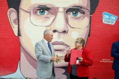 August 9, 2022: Senator Flynn joined officials from the state Department of Community and Economic Development to announce that the United Neighborhood Center (UNC) of Northeastern PA has received Pennsylvania's newest Keystone Communities Program Elm Street Designation.