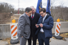 March 8, 2022: Senator Flynn Visits Site of Fern Hollow Bridge Collapse in Pittsburgh