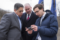 March 8, 2022: Senator Flynn Visits Site of Fern Hollow Bridge Collapse in Pittsburgh