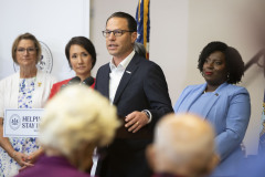 August 4, 2023: Sens. Miller and Flynn today joined Gov. Josh Shapiro at the United Community Center in Scranton for the signing of HB1100 which creates the first expansion of the Property Tax and Rent Rebate Program in more than 15 years.