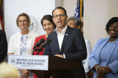 August 4, 2023: Sens. Miller and Flynn today joined Gov. Josh Shapiro at the United Community Center in Scranton for the signing of HB1100 which creates the first expansion of the Property Tax and Rent Rebate Program in more than 15 years.