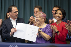 August 4, 2023: Sens. Miller and Flynn today joined Gov. Josh Shapiro at the United Community Center in Scranton for the signing of HB1100 which creates the first expansion of the Property Tax and Rent Rebate Program in more than 15 years.