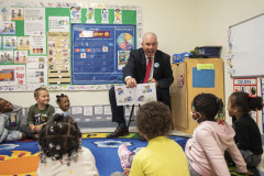 October 4, 2022: Sen. Flynn today visited Luzerne County Head Start’s Beeker Street facility in Wilkes-Barre to read to students.