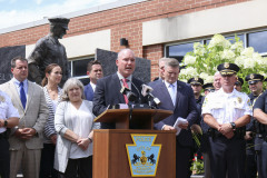 July 26, 2022: Senator Flynn Celebrates Legislation Honoring Scranton Police Officer John Wilding.