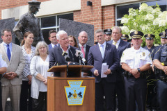 July 26, 2022: Senator Flynn Celebrates Legislation Honoring Scranton Police Officer John Wilding.