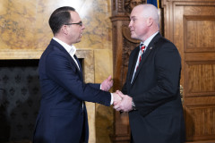 January 29, 2024: Sen. Flynn attends the bill signing of House Bill 1284, updating and expanding automated traffic enforcement, with Gov. Josh Shapiro in the Governor’s Reception Room.