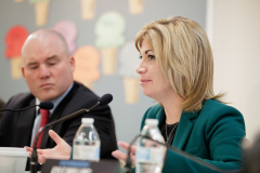 November 18, 2022: State Senator Katie Muth (D- Berks/Chester/Montgomery), Chair of the Senate Democratic Policy Committee, joined state Senator Marty Flynn (D-Lackawanna/Luzerne) to host a public hearing at the Fricchione Early Learning Center at Marywood University on access to early childhood education and literacy issues facing Pennsylvania students.