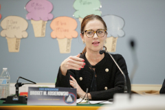November 18, 2022: State Senator Katie Muth (D- Berks/Chester/Montgomery), Chair of the Senate Democratic Policy Committee, joined state Senator Marty Flynn (D-Lackawanna/Luzerne) to host a public hearing at the Fricchione Early Learning Center at Marywood University on access to early childhood education and literacy issues facing Pennsylvania students.