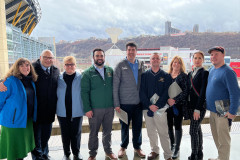 March 7, 2022: Senator Flynn Meets with House Policy Committee, Port Authority in Pittsburgh.