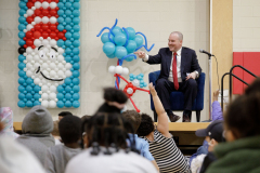 March 4, 2022: Senator Flynns Visits Scranton Elementary Schools for Read Across America.