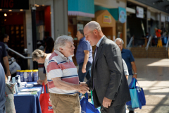 September 9, 2022:  Senator Marty Flynn  in partnership with Representatives Thom Welby, Kyle Mullins, and Bridget Kosierowsiki host a senior fair. The event will featured more than 50 community vendors offering assistance and information on health and wellness, finances, transportation resources, and personal care services. Attendees were also able to receive a free flu shot.