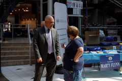 September 9, 2022:  Senator Marty Flynn  in partnership with Representatives Thom Welby, Kyle Mullins, and Bridget Kosierowsiki host a senior fair. The event will featured more than 50 community vendors offering assistance and information on health and wellness, finances, transportation resources, and personal care services. Attendees were also able to receive a free flu shot.