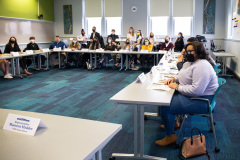 January 13, 2022: Sen. Flynn  hosted more than two dozen student ambassadors from school districts in Northeast Pennsylvania to discuss lawmaker responsibilities and possible career choices in government.  The program, held at Lackawanna College, included local state representatives.