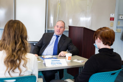 January 13, 2022: Sen. Flynn  hosted more than two dozen student ambassadors from school districts in Northeast Pennsylvania to discuss lawmaker responsibilities and possible career choices in government.  The program, held at Lackawanna College, included local state representatives.