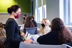 January 13, 2022: Sen. Flynn  hosted more than two dozen student ambassadors from school districts in Northeast Pennsylvania to discuss lawmaker responsibilities and possible career choices in government.  The program, held at Lackawanna College, included local state representatives.