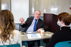 January 13, 2022: Sen. Flynn  hosted more than two dozen student ambassadors from school districts in Northeast Pennsylvania to discuss lawmaker responsibilities and possible career choices in government.  The program, held at Lackawanna College, included local state representatives.