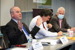 January 13, 2022: Sen. Flynn  hosted more than two dozen student ambassadors from school districts in Northeast Pennsylvania to discuss lawmaker responsibilities and possible career choices in government.  The program, held at Lackawanna College, included local state representatives.