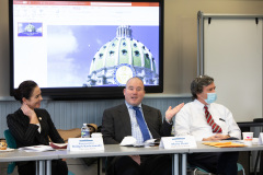 January 13, 2022: Sen. Flynn  hosted more than two dozen student ambassadors from school districts in Northeast Pennsylvania to discuss lawmaker responsibilities and possible career choices in government.  The program, held at Lackawanna College, included local state representatives.