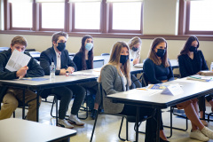 January 13, 2022: Sen. Flynn  hosted more than two dozen student ambassadors from school districts in Northeast Pennsylvania to discuss lawmaker responsibilities and possible career choices in government.  The program, held at Lackawanna College, included local state representatives.