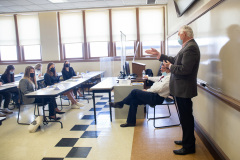 January 13, 2022: Sen. Flynn  hosted more than two dozen student ambassadors from school districts in Northeast Pennsylvania to discuss lawmaker responsibilities and possible career choices in government.  The program, held at Lackawanna College, included local state representatives.