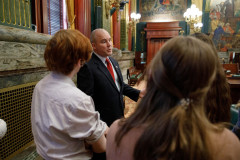 April 5, 2022: Senator Flynn hosts Student Ambassadors in Harrisburg