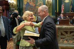 June 9, 2021: Former State Rep. Marty Flynn was sworn in to serve the 22nd District in the Pennsylvania State Senate.