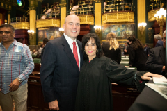 June 9, 2021: Former State Rep. Marty Flynn was sworn in to serve the 22nd District in the Pennsylvania State Senate.