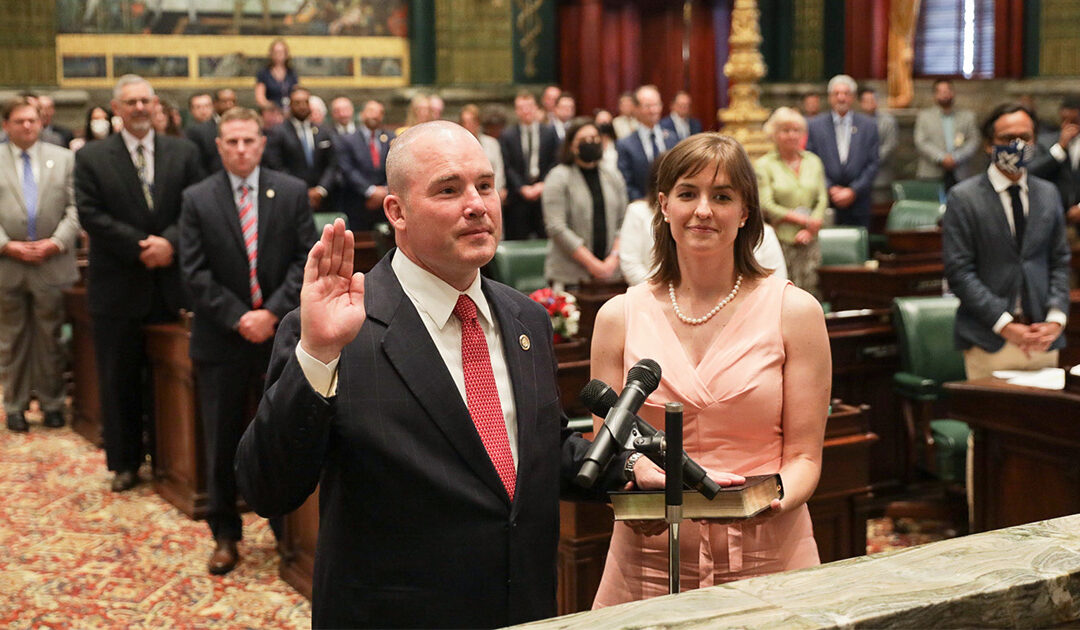 Senator Marty Flynn Sworn in to Serve the 22nd Senatorial District