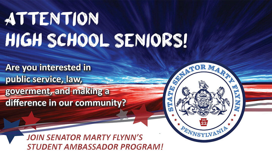 Senator Flynn’s Student Ambassador Program Now Accepting Applications