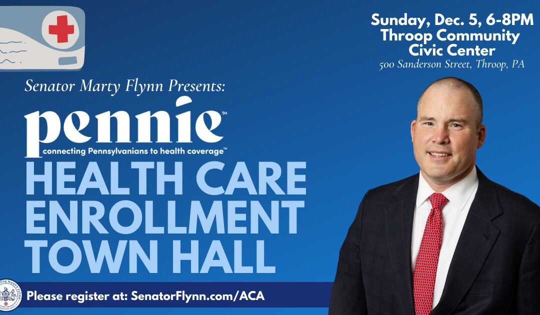 Senator Flynn to Host Pennie Town Hall at Throop Community Civic Center on December 5
