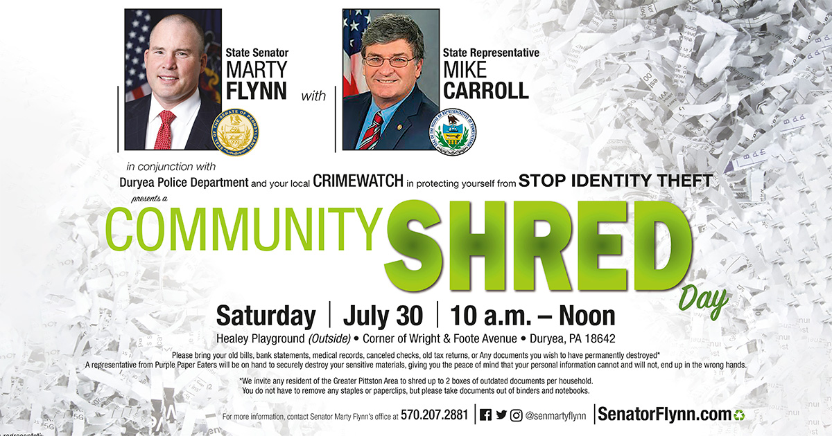 Community Shred Day - June 30, 2022