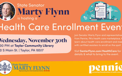 Senator Flynn to Host Health Care Enrollment Event Wednesday