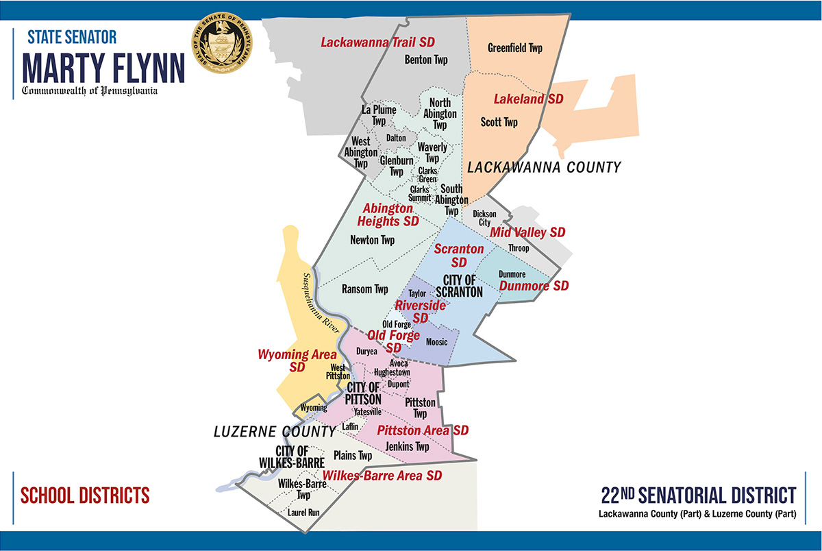 SD 22 School District Map